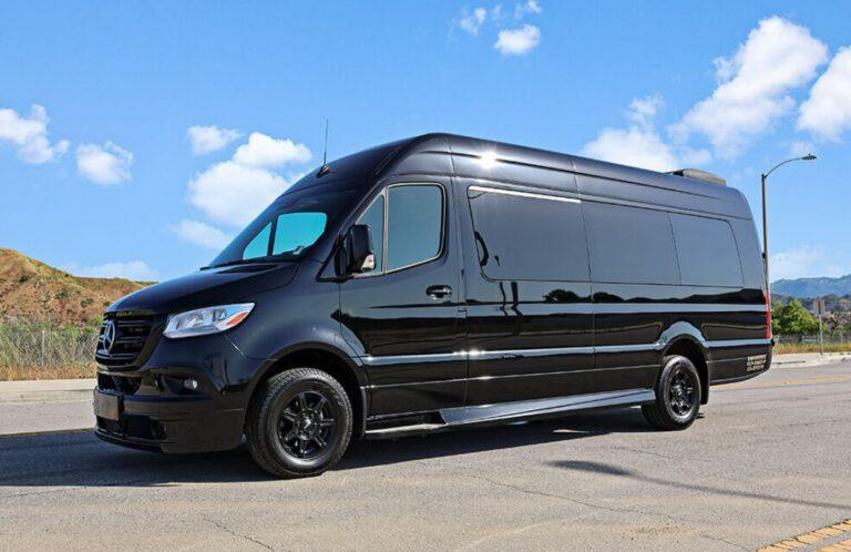 a black van
