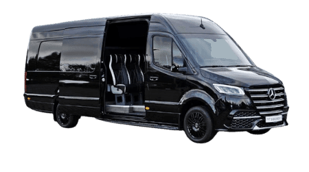 Book a sprinter van for your group hangouts.