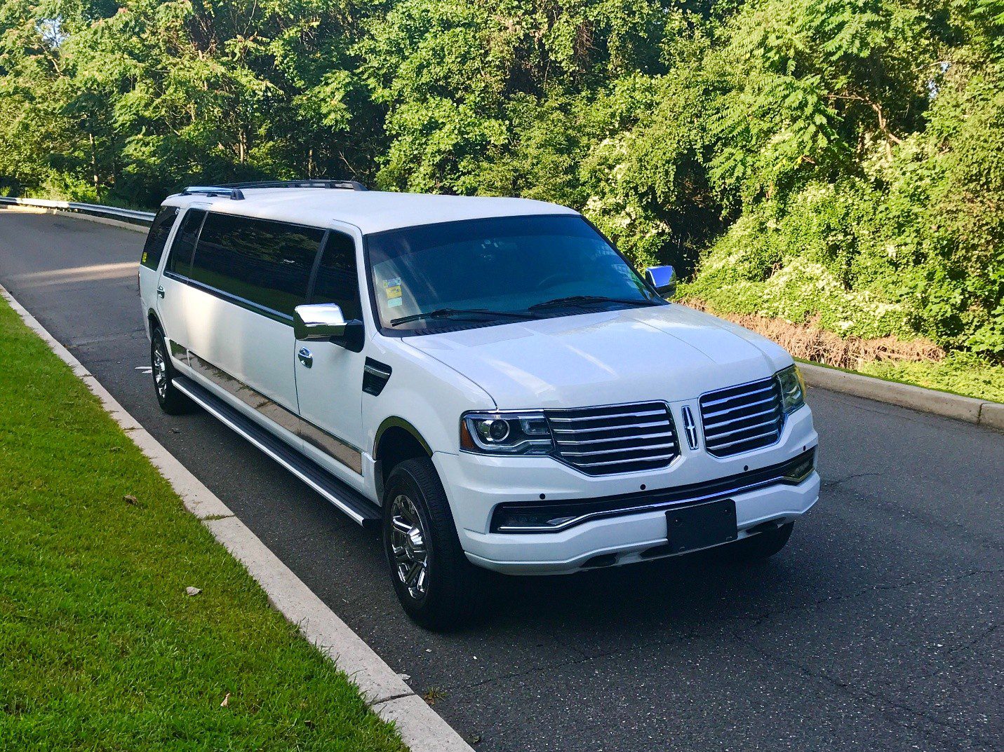 Stretch Limo on the road Stretch Limo on the road