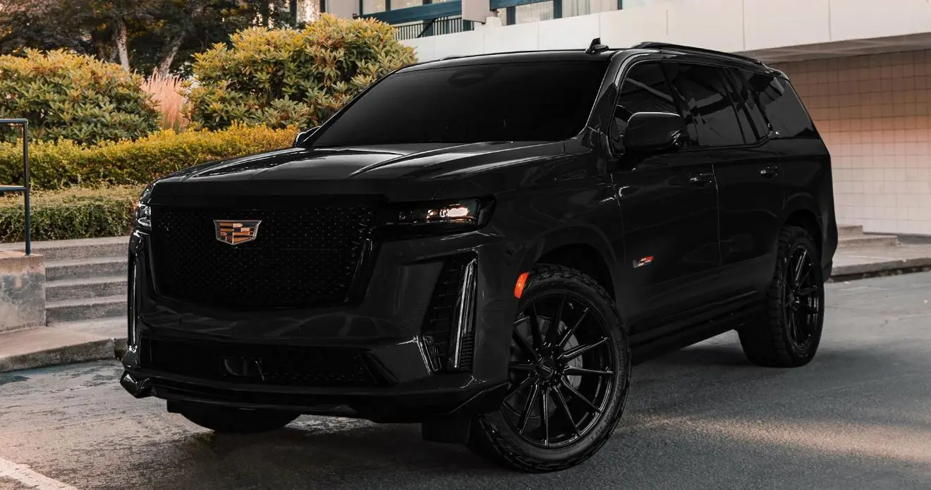 Black Cadillac Escalade SUV in the Partners Limos fleet