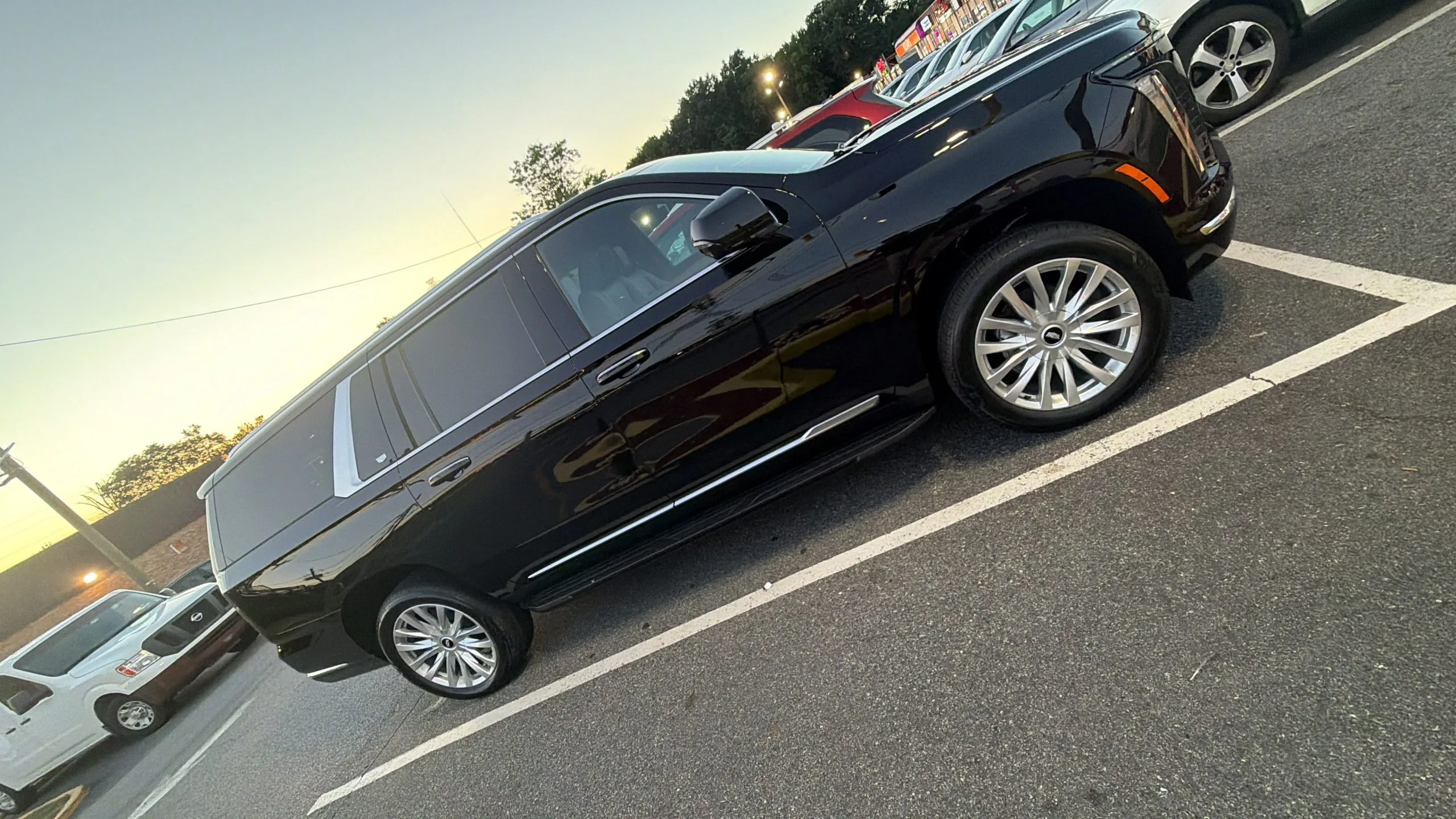 Black stretch SUV limousine in the Partners Limos fleet